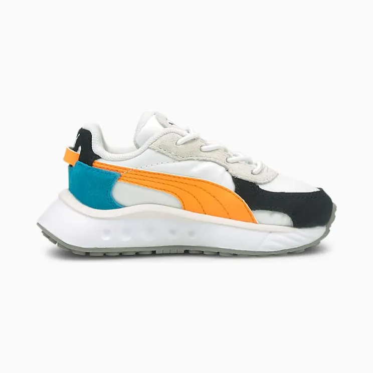 Puma Wild Rider Rollin’ babysneakers Orange/White (38203004)