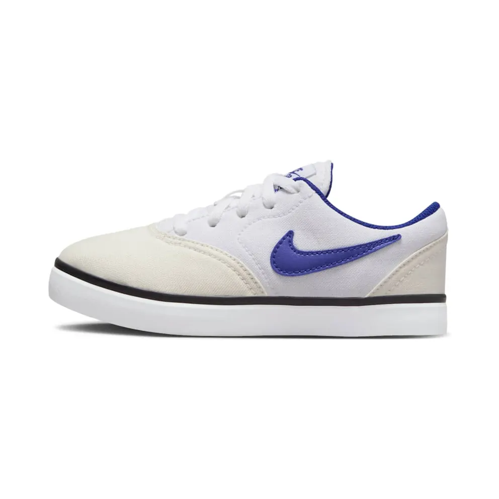 Nike SB Check Canvas White Summit White Black Deep Royal Blue (905371-102)