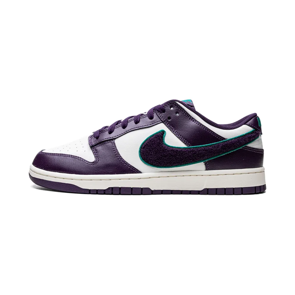 Nike Dunk Low “Chenille Swoosh – Grand Purple” (DQ7683-100)