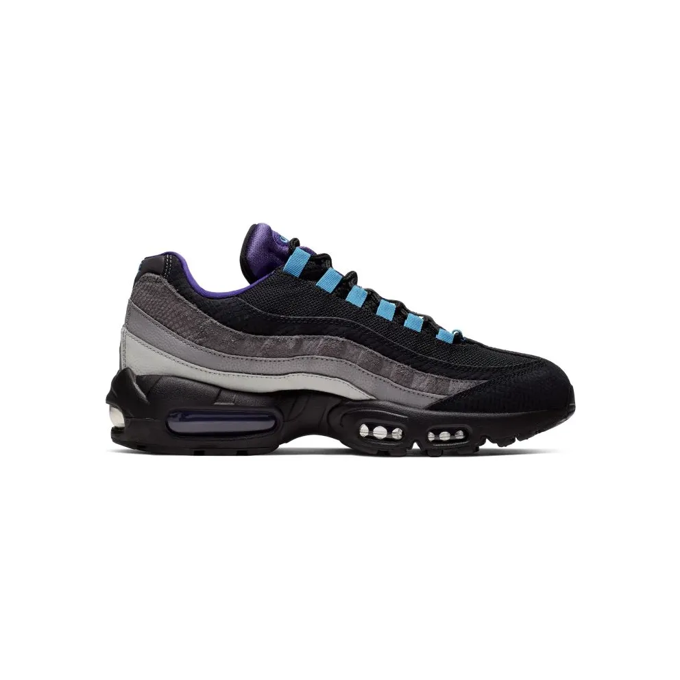 Nike Air Max 95 Black Court Purple Teal Nebula Black/Court Purple-Teal Nebula-Thunder Grey-Gunsmoke-Atmosphere Grey (AO2450-002)
