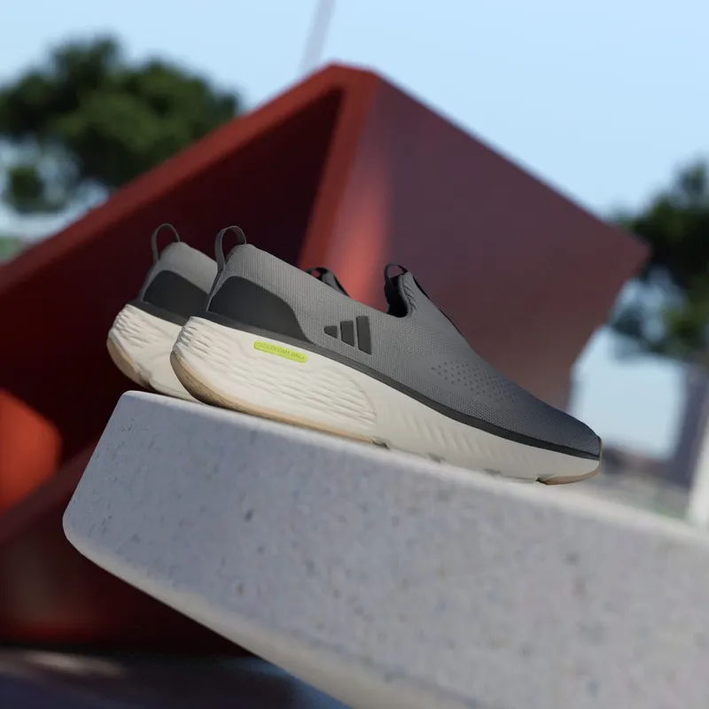 Adidas Cloudfoam Go Lounger Grey Three / Core Black / Off White (ID4021)