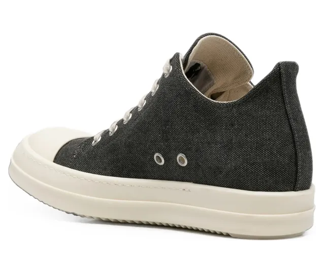 Rick Owens Drkshdw Canvas Low-top “Black” (DS02F6802 CVG 14811) (3)