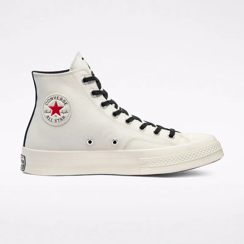 Converse Converse x Keith Haring Chuck 70 High Top Egret/Black/Red (171858C)