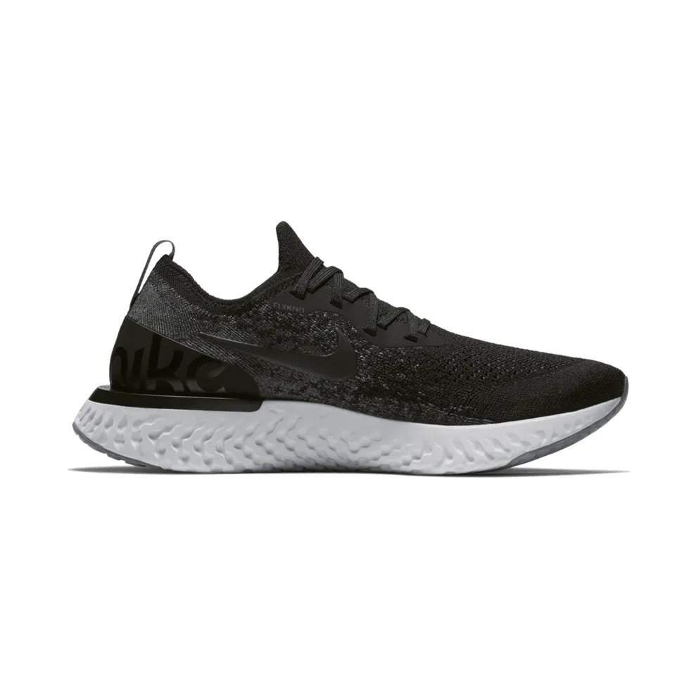 Nike Epic React Flyknit Black Dark Grey Black/Black-Dark Grey-Pure Platinum (AQ0067-001)