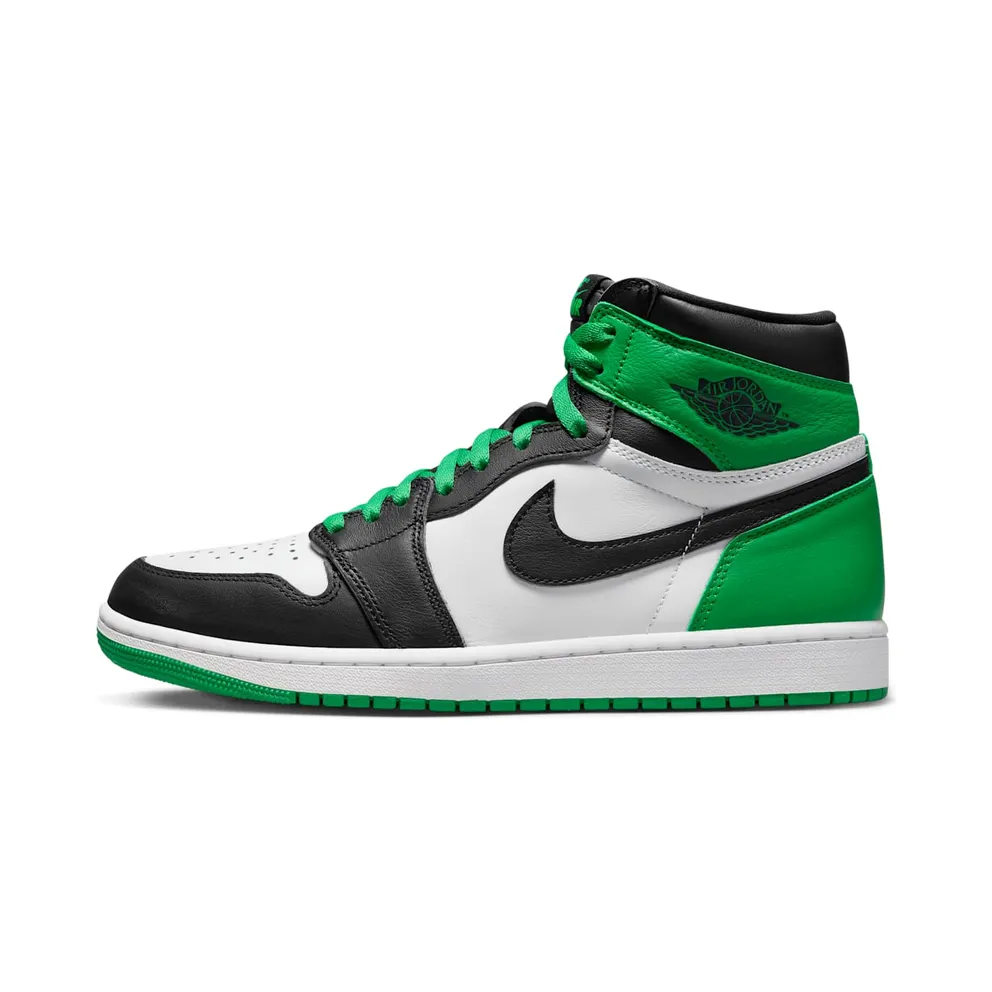 Air Jordan 1 Retro High OG Black/White/Lucky Green (DZ5485-031)