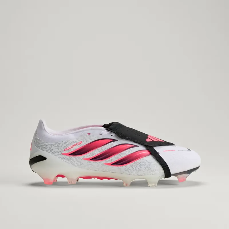 Adidas Predator Pro Fold-Over Tongue FG Football Boots, White (IH7234)
