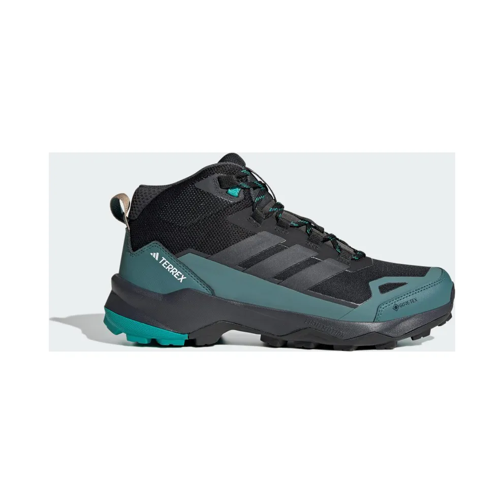 Adidas Terrex Skychaser AX5 Mid GORE-TEX Hiking Shoes Core Black / Carbon / Pure Teal (JQ2206)