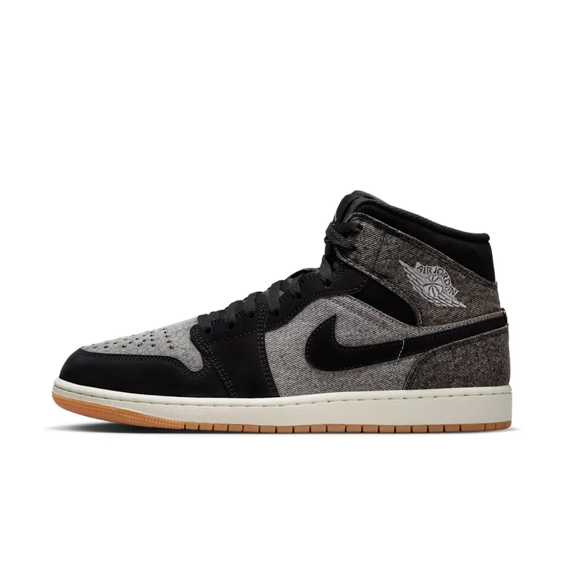 Jordan 1 Mid SE Black Denim (HJ4363-001)