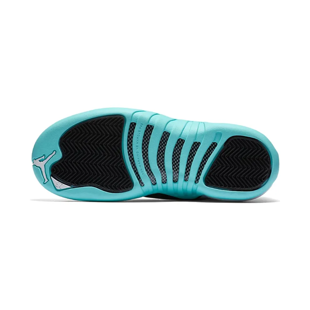 Jordan 12 Retro Light Aqua (GS) White/Black-Light Aqua (510815-100)