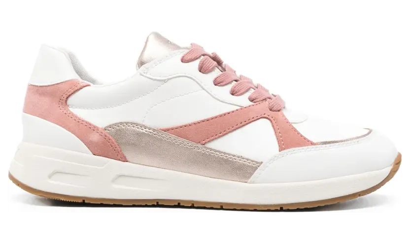 Geox Bulmya Sneakers mit Einsätzen – Weiß (D46NQA05422)