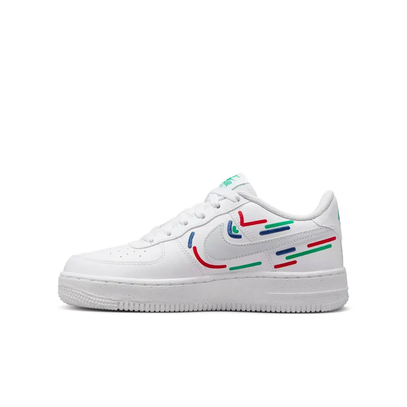 Nike Air Force 1 Low Impact Next Nature Maker White Red Blue Green (FD0532-100)