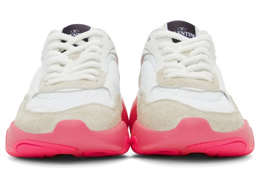 Valentino Garavani Beige Bubbleback Sneakers (XY2S0F08KNZ) (2)