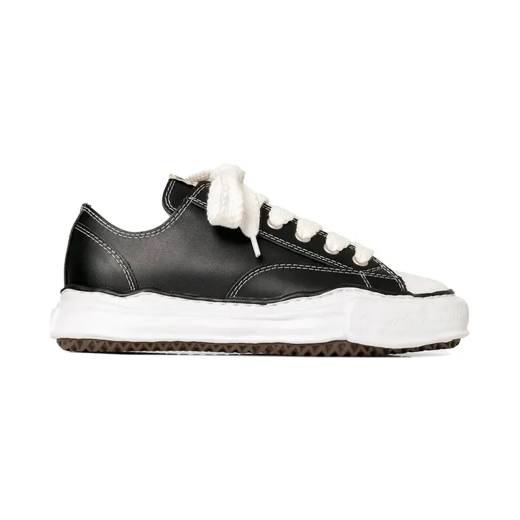 Maison Mihara Yasuhiro Peterson OG Sole Leather Low Black (A06FW736-13)