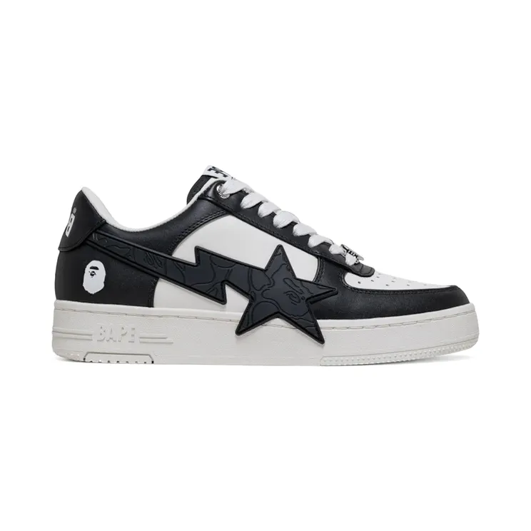 A Bathing Ape Bape Sta OS #2 M2 Black White (1L80-191-307)