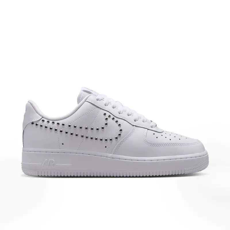 Nike Air Force 1 Low ’07 LV8 Triple White Metallic Silver (IW1234-100)