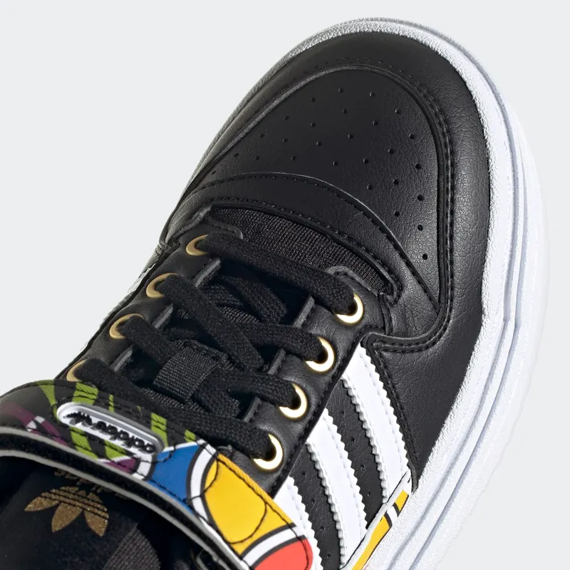 Adidas Rich Mnisi Triple Platforum Lo Core Black / Cloud White / True Orange (GV8052)