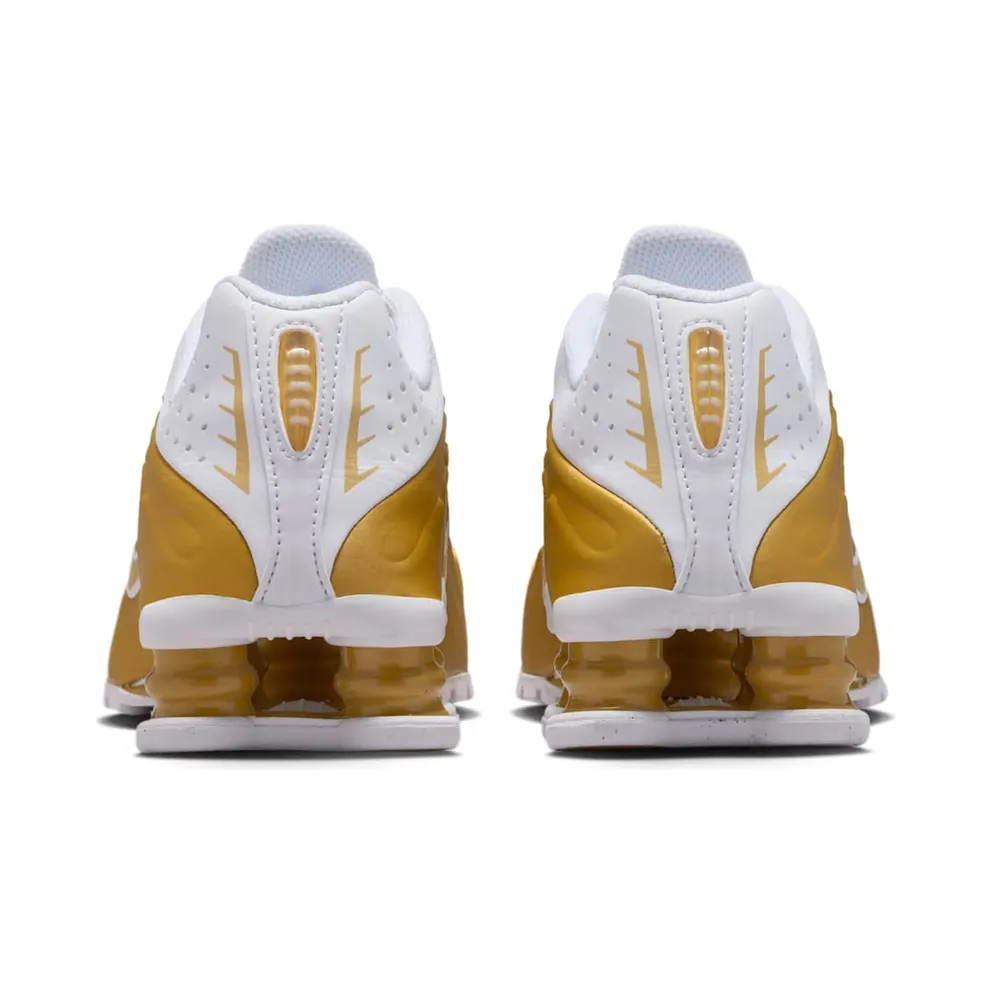 Nike Shox R4 GS “Metallic Gold White” (CW2626-700)
