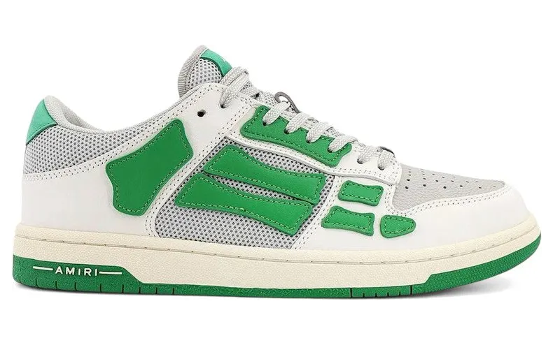 AMIRI Skel Top Low White Green Mesh (PS24MFS001-310)