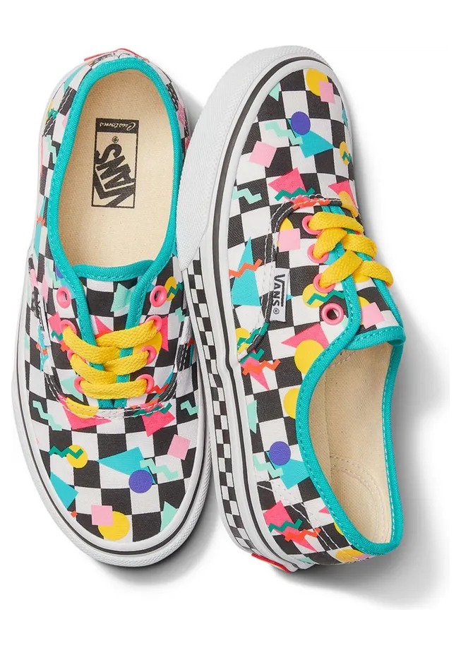VANS Gepersonaliseerde Kids Geometric Checkerboard Authentic Multicolour (VN0A3VC0130)