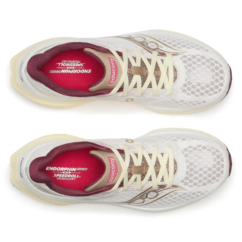 SAUCONY Endorphin Speed 5 “Ivory / Maroon” (S101391-1006)