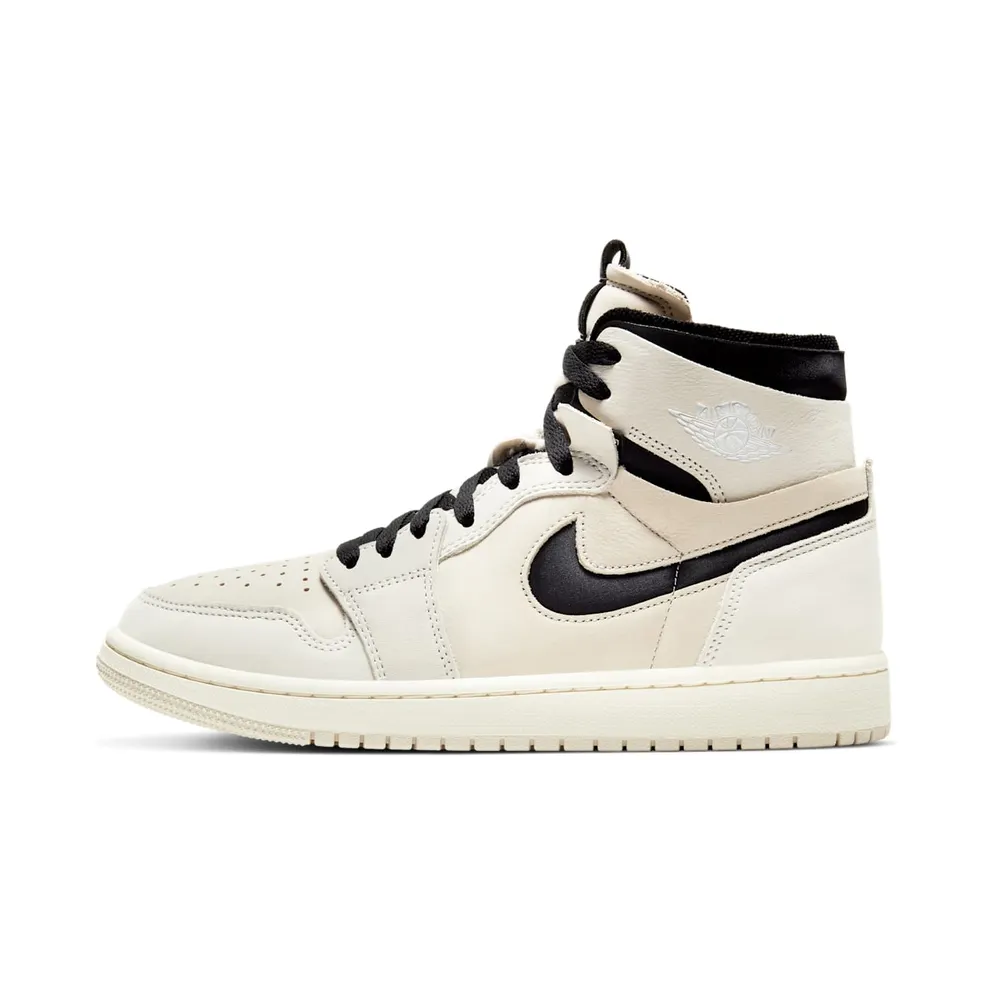 Jordan 1 High Zoom Air CMFT Summit White Black (W) Summit White/Black-Sail-Light Orewood Brown-White (CT0979-100)