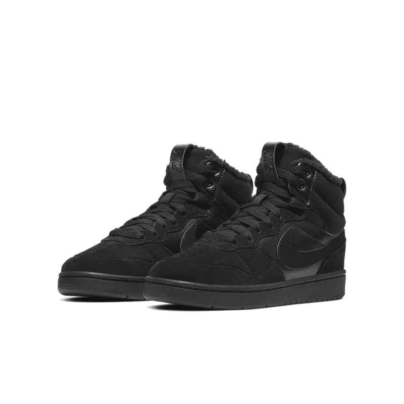 Nike Court Borough Mid 2 Older Kids’ Boot Black (CQ4023-001)