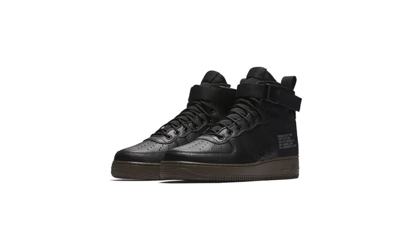 Nike SF Air Force 1 Mid Black Dark Hazel Black/Black-Dark Hazel (917753-002)