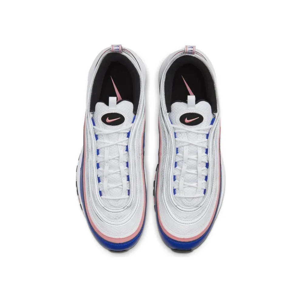 Nike Air Max 97 White Game Royal Pink Gaze White/Game Royal-Pink Gaze-Black (921826-107)