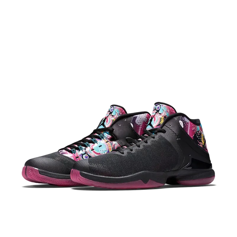 Jordan Super.Fly 4 PO Chinese New Year (2016) Black/Black-Dynamic Pink (840476-060)