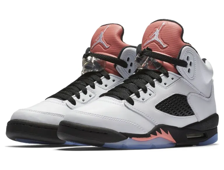 Air Jordan 5 Retro’Sunblush’ GS White/Black-Sunblush (440892-115)