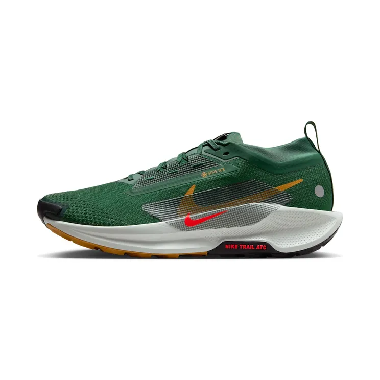 Nike React Pegasus Trail 5 Gore-Tex “Fir / Clay Green / Desert Ochre / Bright Crimson” (FQ0908-301)