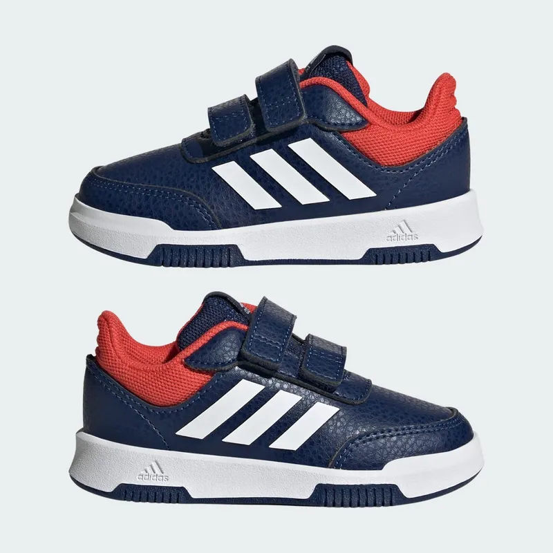 Adidas Tensaur with Velcro Dark Blue / Cloud White / Bright Red (JH9528)