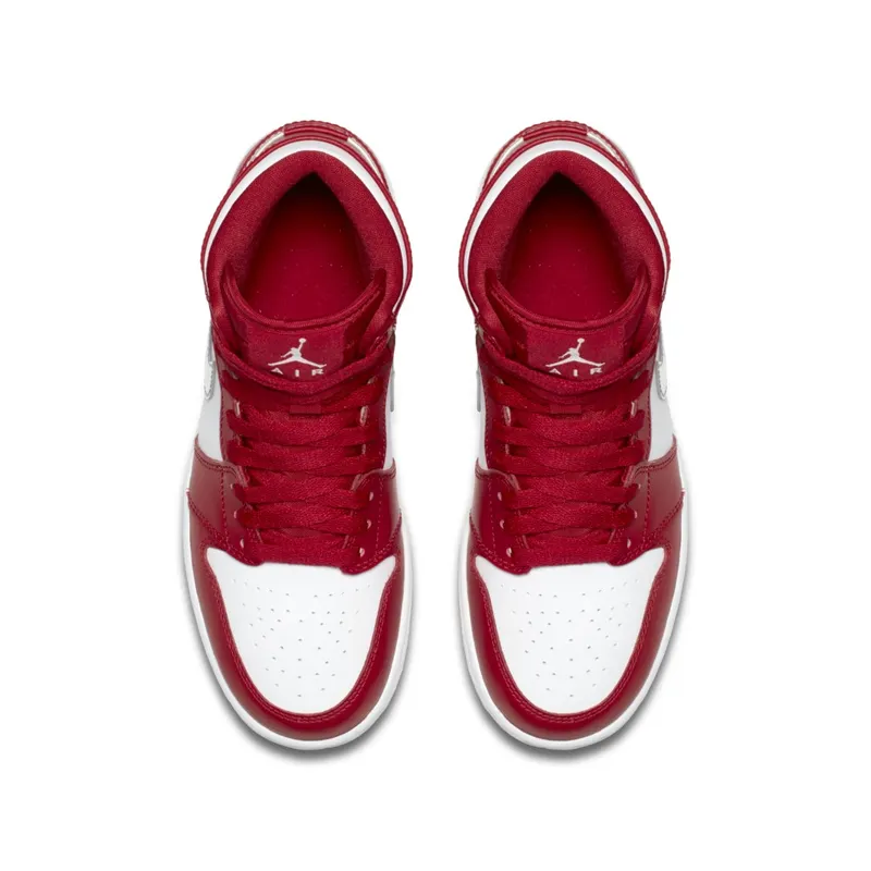 Jordan 1 Retro High Silver Medal (GS) Gym Red/Metallic Silver-White (705300-602)