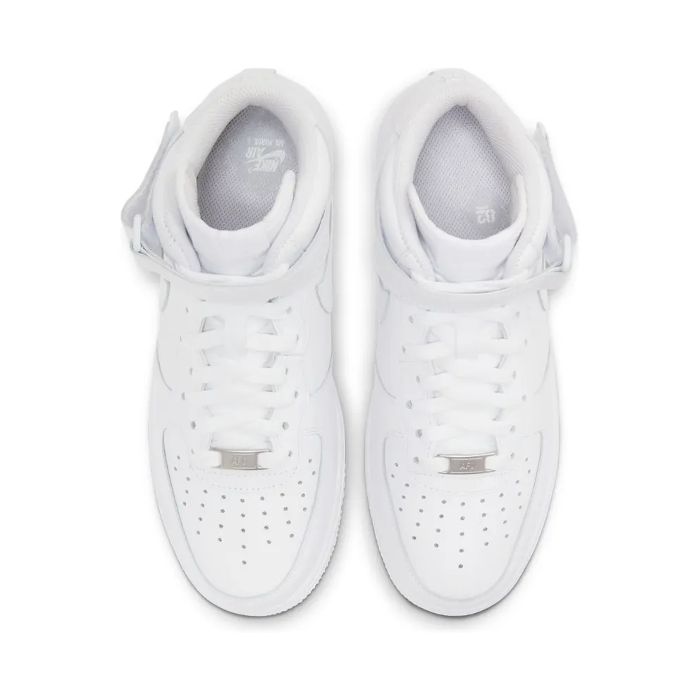 Nike Air Force 1 Mid Triple White (W) (DD9625-100/366731-100)