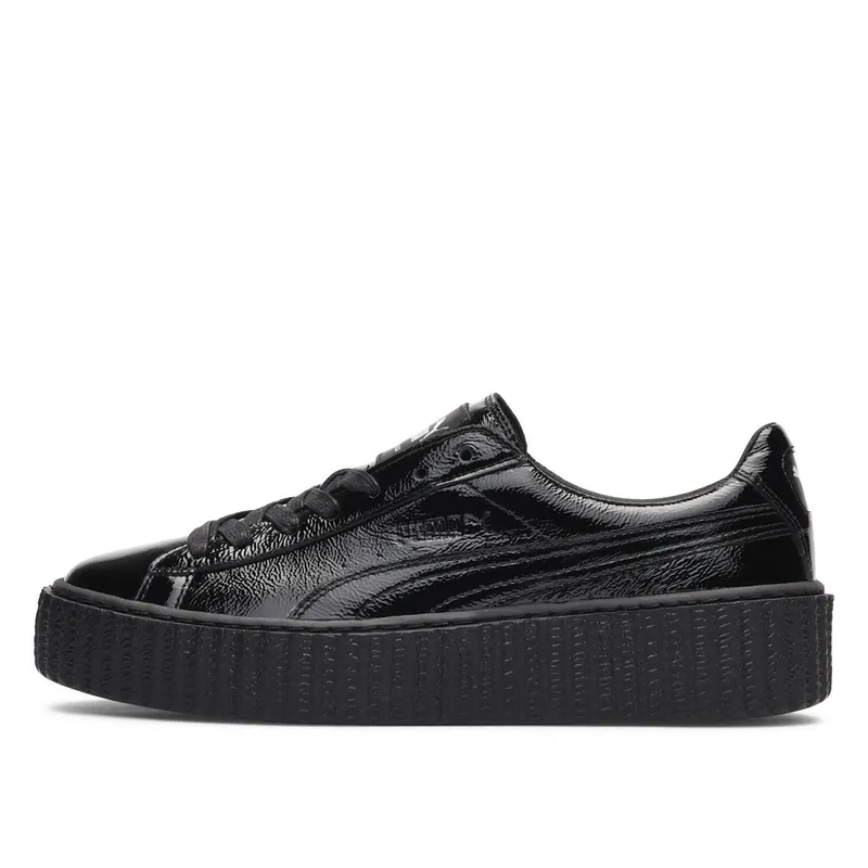 Puma Creeper Rihanna Fenty Cracked Leather Black (W) (2017) (364465-01)