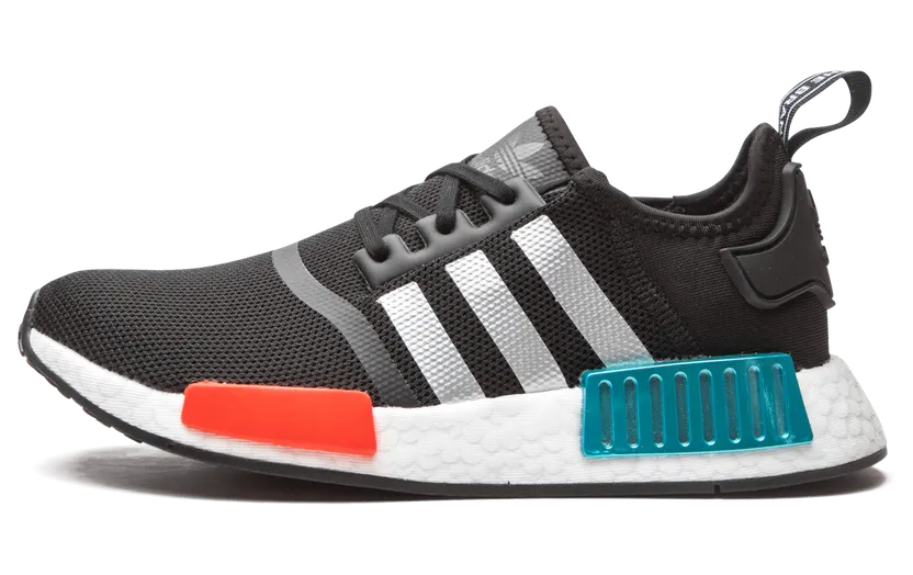 adidas NMD_R1 Core Black / Silver Metallic / Solar Red (FX5024)