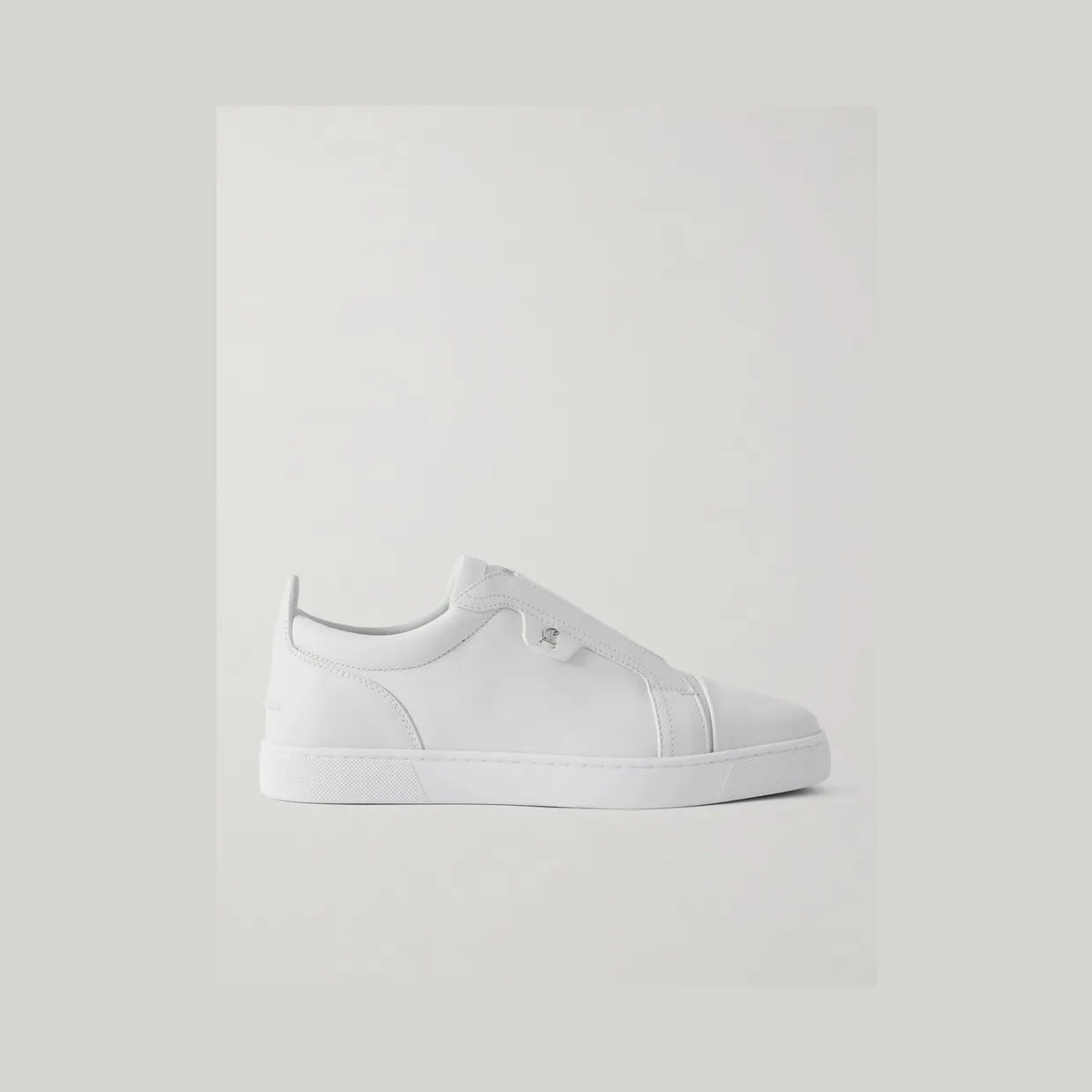 Christian Louboutin St Louis Leather Slip-On Sneakers White (3250668)