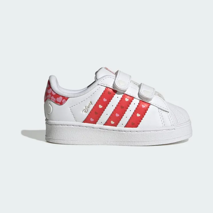 ADIDAS DISNEY SUPERSTAR LED LIGHTS COMFORT CLOSURE-SCHOENEN Core Black / Bright Red / Cloud White (KK1294)