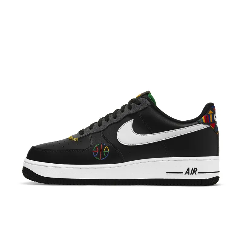 Nike Air Force 1 Low Live Together, Play Together (Peace) Black/White-Dark Grey-University Gold (DC1483-001)