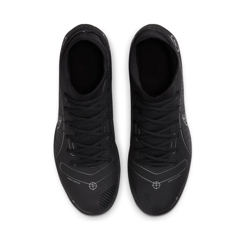 Nike Superfly 8 Club TF “Black / Medium Ash / Metallic Silver” (DJ2909-007)