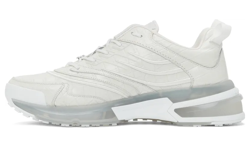Givenchy White Croc GIV 1 Sneakers (BH004WH0WK) (3)