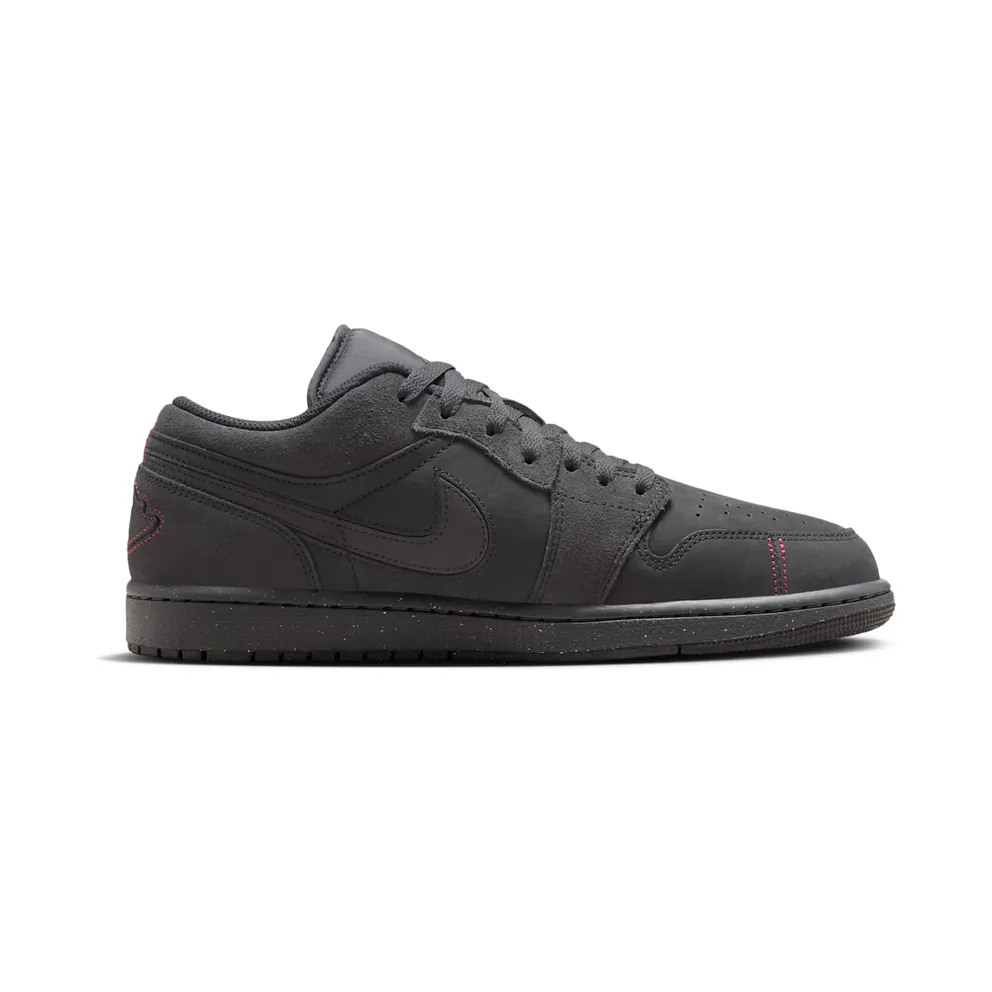 Jordan 1 Low SE Craft Dark Smoke Grey Varsity Red (FD8635-001)
