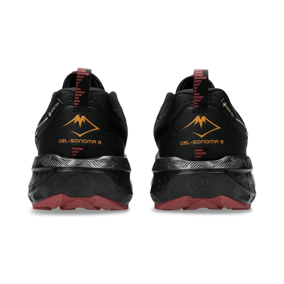 ASICS GEL-SONOMA 8 GTX “Black / Brisket Red” (1011B977-005)