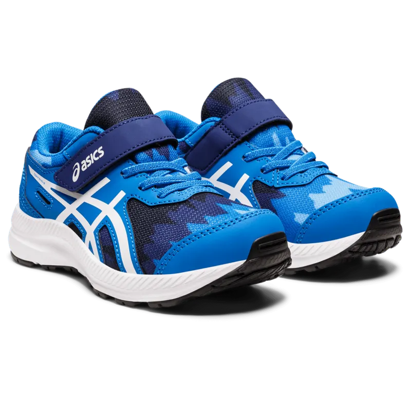 Asics CONTEND 8 PRINT PS Electric Blue/White (1014A293.400)
