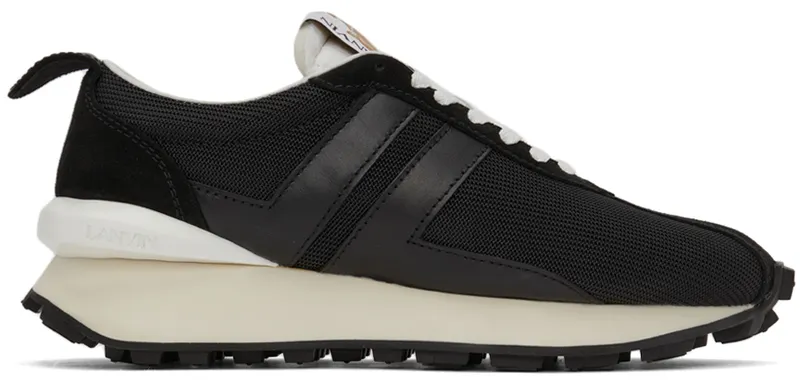 Lanvin White & Grey Mesh Bumpr Sneakers (FM-SKBRUC-DRAG-A20)