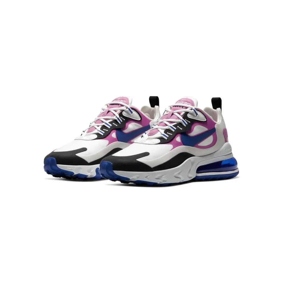 Nike Air Max 270 React Summit White (W) Black/Summit White/Hyper Blue (CI3899-100)
