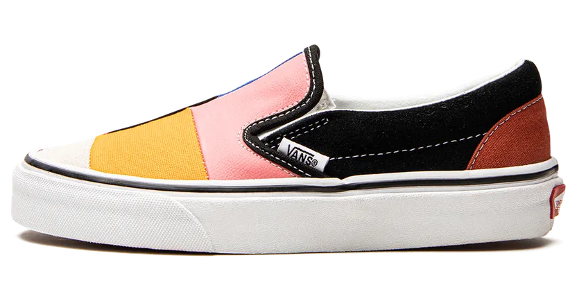 Vans Classic Slip-On ‘Patchwork’ Multi/True White (VN0A38F7VMF)