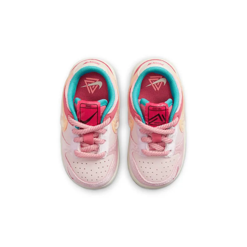 Nike Dunk Low Social Status Free Lunch Strawberry Milk (TD) (DM3350-600)