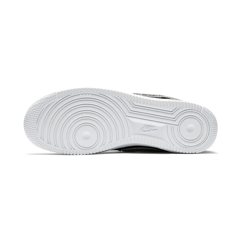 Nike Air Force 1 Low 3D Chenille Swoosh Black Cool Grey Black/White-Cool Grey-White (823511-014)