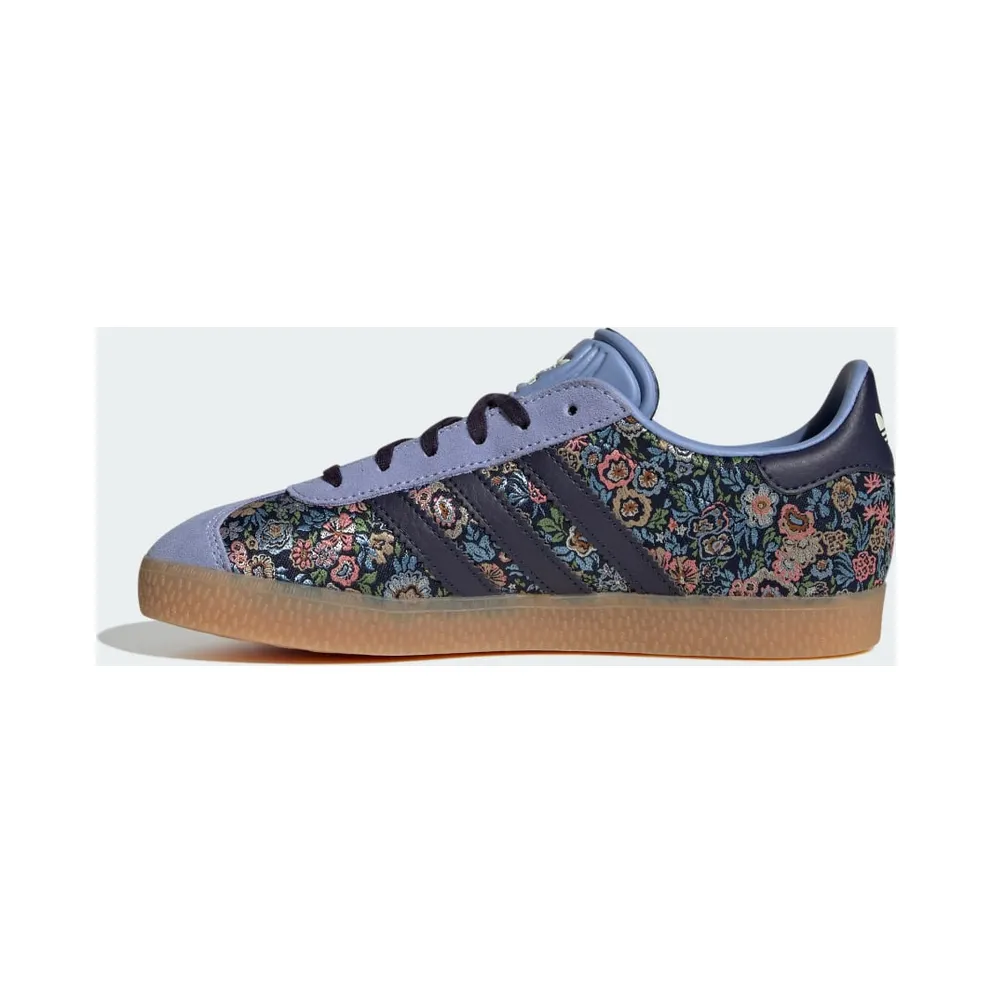 Adidas Gazelle x Liberty London Kids Blue / multicolor / Gum (JH5207)